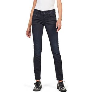 G-Star Raw Midge Saddle Straight Jeans dames, Blauw (Dk Aged D07145-8971-89), 22W / 32L
