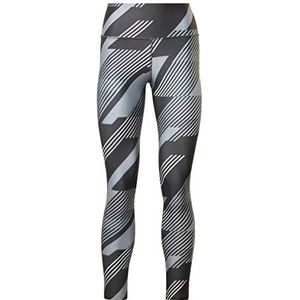 Reebok Vrouwen Workout Ready Train All Over Print Leggings, Nacht Zwart, S (Kort)