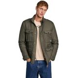 Pepe Jeans - PM403005 - Badstofjas - Groen - Casual - Nylon