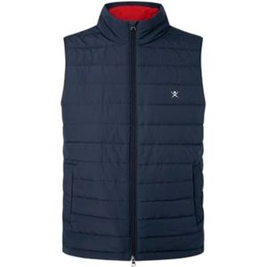Hackett London Heren Essential Polo Jacket, Blauw (Navy), XS, Blauw (zwart), XS