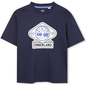 Timberland T60530 T-shirt voor jongens, Indigoblauw, 10 Jaren