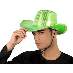 Atosa – 15775 – Sombrero Cowboy pailletten, groen