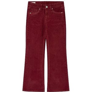Pepe Jeans Willa Jr Broek voor jongens, rood (burgundy), 12 Jaar
