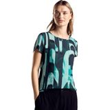 Bikini - All-over Patroon - Jersey - Ronde Hals - Kwartmouw