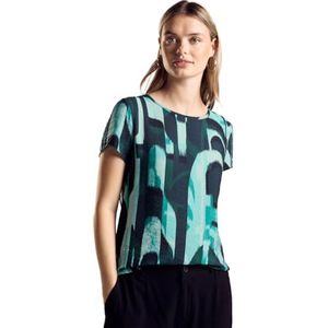 Bikini - All-over Patroon - Jersey - Ronde Hals - Kwartmouw