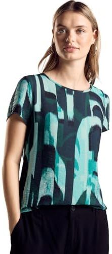 Bikini - All-over Patroon - Jersey - Ronde Hals - Kwartmouw