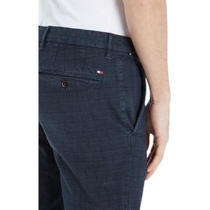 Tommy Hilfiger Denton Pow Check GMD geweven broek voor heren, woestijn hemel, 28W / 34L