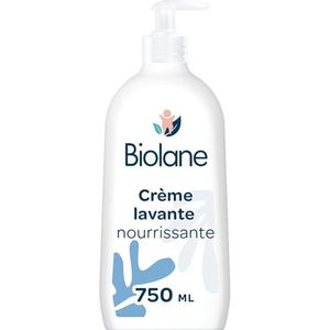 Biolane - Rijke wasgel - milde en zeepvrije wasgel voor baby's - pompfles 750 ml
