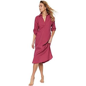 Trendyol Dames TIPP gedetailleerde strandjurk jurk, plum, 34