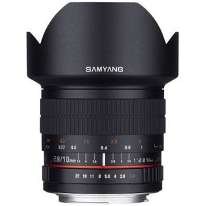 Samyang 10mm F2.8 ED AS NCS CS Ultra Groothoeklens voor Pentax K en Samsung K Mount Digitale SLR Camera's (SY10M-P)