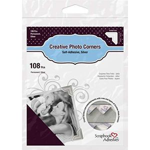 Scrapbook Adhesives 01626 Classic Photo Corners, eén maat, zwart