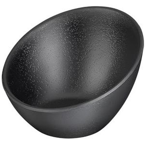 APS 84351 ZEN melamine schaal, Ø 12, 5 x 8, 5 cm 0,15 liter, zwart
