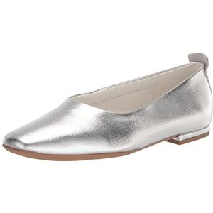 Franco Sarto Vana Ballet Flat voor dames, Metallic Silver, 37 EU