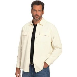 JP 1880, Herenoverhemd, grote maten, overhemd, 1, taupe, 3XL