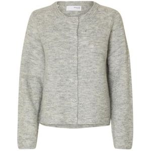 Selected - Lulu New - Cardigan - Ronde Hals - Lange Mouwen - Knoopsluiting
