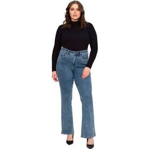 Fox Factor Bobi Flared Fit Jeans voor dames, Lucht, 48