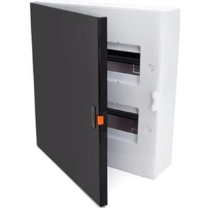 Oppervlakteverdelerbox voor 24 componenten, optimaliseert ruimte en organisatie. Perfect voor elektrische installaties die op zoek zijn naar efficiëntie en een esthetische afwerking.