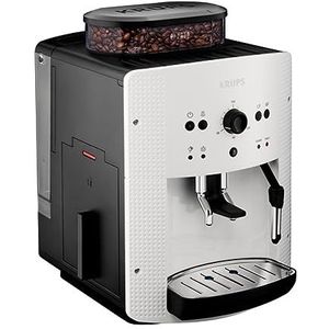 Krups Essential EA8105 Volautomatische espressomachine, Cappuccino Machine, van koffieboon tot mok, Thermoblock Systeem, Compact, LED Verlichting, koffiegrinder, Stoompijpje, Gebruiksvriendelijk