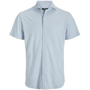 Jprblalance Pique S/S Shirt SMU, Chambray Blue, XXL