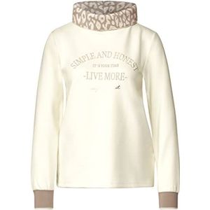 Street One Sweatshirt voor dames, Lucid White, 40