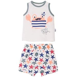 Samen baby jongens tanktop en shorts snor - maat - 24 maanden (92 cm)