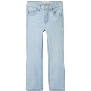 TOM TAILOR Meisjes Flared Jeans, 10113 - Clean Mid Stone Blue Denim, 92 cm