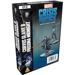 Atomic Mass Games, Marvel Crisis Protocol: Character Pack: Corvus Glaive and Proxima Midnight, Miniatures Game, Ages 10+, 2+ Players, 45 Minutes Playing Time