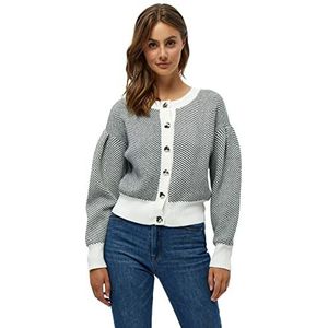 Peppercorn Rosalia Puffsleeve Cardigan | Witte vesten voor dames UK | Lente dames vest | Maat XL