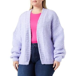 NALLY Dames Cardigan 19025288-NA02, lila, XL/XXL, paars, XL/XXL