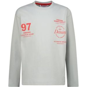 Vingino Jongens Jayco in Color Cloud Grey Size 2, Cloud Grey, 2 Jaar