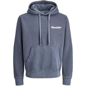 JACK & JONES Jorinwood Wash Sweat Hood, Ocean Cavern, S