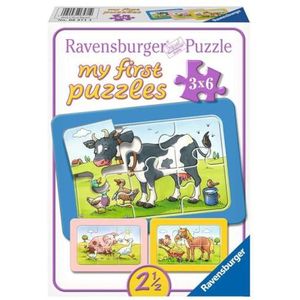Mijn eerste Ravensburger puzzels - Goede Vrienden (3x6st)