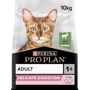 PRO PLAN Delicate, rijk aan lamsvlees, 10 kg, droogvoer voor volwassen katten