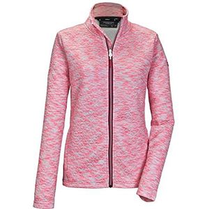 killtec Women's Powerstretch jack met opstaande kraag - KOS 134 WMN FLX JCKT, light pink, 36, 38384-000