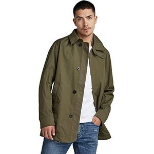 G-STAR RAW Heren Utility Trenchcoat, groen (Shadow Olive C833-b230), XS