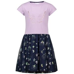 SALT AND PEPPER BY KIDS PARK Girls Jersey Dress Butterfly, lavendel, 104