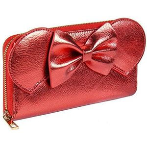 Artesania portemonnee voor creditcards, Minnie, dames, rood (rood), 3 x 10 x 19 cm (B x H x L)