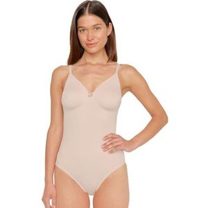 Susa Dames body zonder beugel beha, cappuccino, 80D