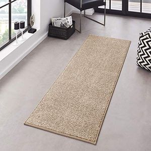 Hanse Home Puur tapijt, polypropyleen, taupe/crème, 80x300 cm
