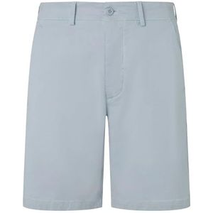 Pepe Jeans Heren Regular Chino Short, Blauw (Oxford Blauw), 29W, Blauw (Oxford Blue), 29W