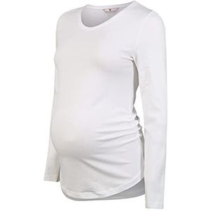 bellybutton Dames zwangerschapsmode shirt, wit (bright 1000), XL