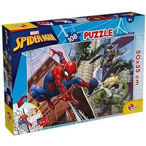 Lisciani Games Marvel Puzzel DF Plus 108 Spiderman, 99702