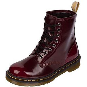 Dr. Martens Unisex 8 Eye Boot Sneaker, Rode Kersenrode Cambridge Borstel 600, 48 EU