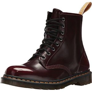 Dr. Martens 1460 Pascal Enkellaarzen voor meisjes, Rode Kersen Rode Cambridge Borstel 600, 47 EU
