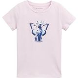 TOM TAILOR - Shirt - Blauw / Pastellila / Wit - T-shirt