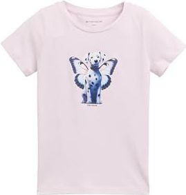 TOM TAILOR - Shirt - Blauw / Pastellila / Wit - T-shirt