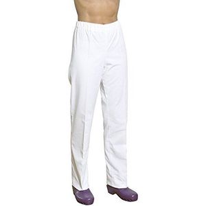 Holtex WBER07_90 broek Bering, twill, maat 0, wit