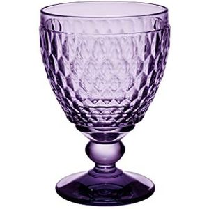 Villeroy & Boch – Boston Lavender rode wijnglas, kristalglas gekleurd paars, inhoud 200ml
