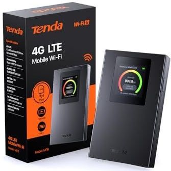 Tenda - MF6 - Draagbare Router - WiFi 6 - 4G LTE - Kleur: Zwart