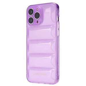 CASE-MATE – Jelly Puff – Puffy Texture iPhone 13 Pro Max Case Cover met geïntegreerde harde plastic cover over cameralens voor bescherming – Grape Soda